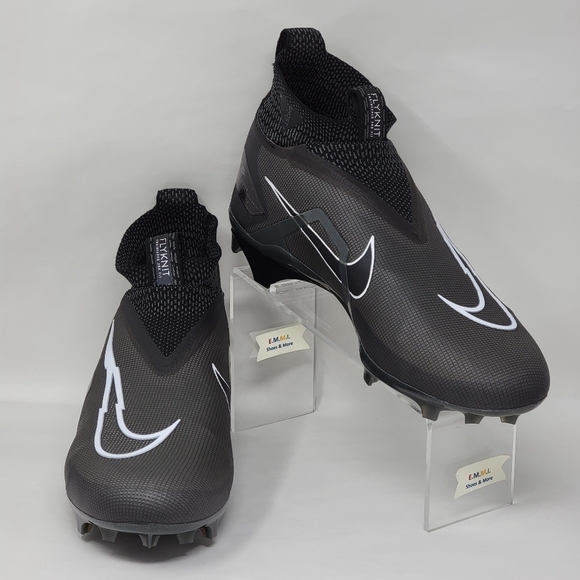 Nike Alpha Menace Elite 3 Black White Football Cleats CT6648-010 Men's Size 11 - Picture 3 of 10